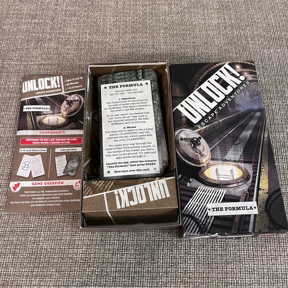 Unlock! Escape Adventures THE FORMULA Escape Room Puzzle Adventure Game COMPLETE - Picture 4 of 6